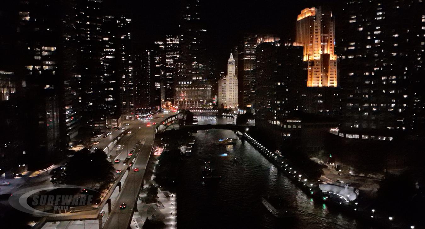 Chicago River Night